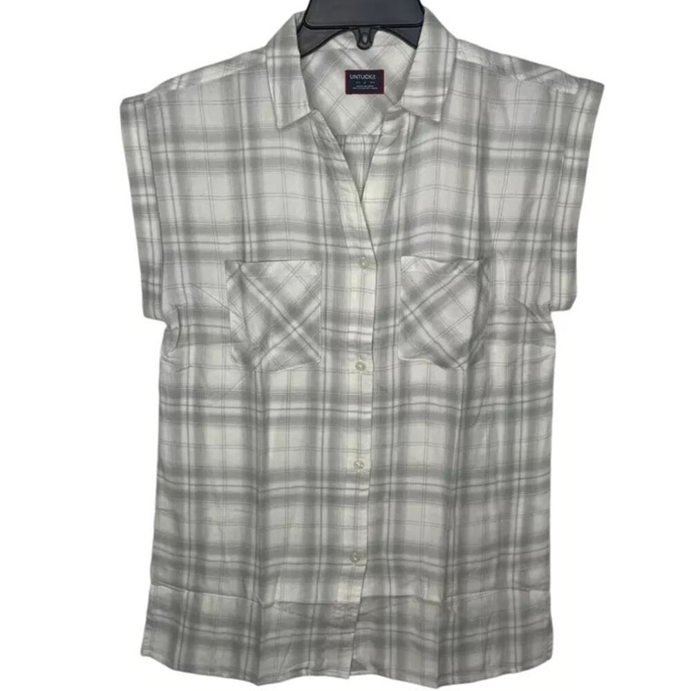 Women's UNTUCkit Plaid Short-Sleeved Shirt